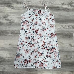 Hollister Slip Dress‎ Size Small Lace Trim Floral Strappy Y2K